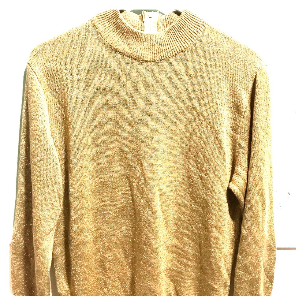 Rochelle California Mockneck Golden Top Size M.